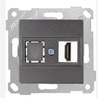 RİTA MEK TUŞ 1 ÇIKIŞLI (RJ45) FİBER OPTİK PRİZ ANT 1